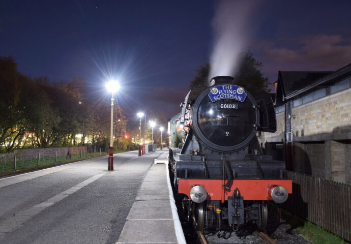 The Flying Scotsman At Night